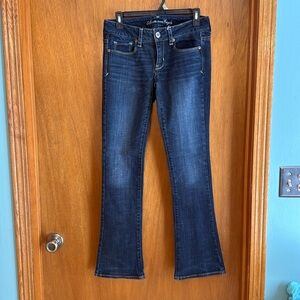 American Eagle Skinny Kick Stretch Skinny Boot Cut Jeans sz 4 NWOT